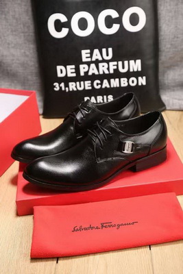 Salvatore Ferragamo Business Men Shoes--083